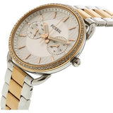 Buy Shop Fossil Tailor White Dial Two Tone Steel Strap Watch for Women - ES4396 USA Online