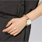 Buy Shop Fossil Jacqueline White Dial Brown Leather Strap Watch for Women - ES3487 USA Online