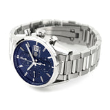 Buy Shop Tag Heuer Carrera Chronograph 41mm Blue Dial Silver Steel Strap Watch for Men - CBK2112.BA0715 USA Online
