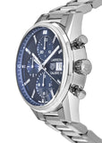 Buy Shop Tag Heuer Carrera Chronograph 41mm Blue Dial Silver Steel Strap Watch for Men - CBK2112.BA0715 USA Online