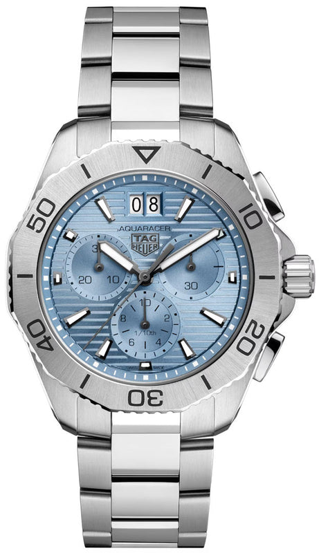 Buy Shop Tag Heuer Aquaracer Professional 200 Date Blue Dial Silver Steel Strap Watch for Men - CBP1112.BA0627 USA Online