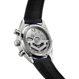 Buy Shop Tag Heuer Carrera Chronograph Black Dial Black Leather Strap Watch for Men - CBN201C.FC6542 USA Online