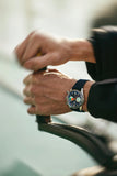 Buy Shop Tag Heuer Carrera Skipper Automatic Chronograph Blue Dial Blue Nylon Strap Watch for Men - CBS2213.FN6002 USA Online