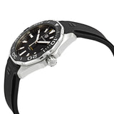 Buy Shop Tag Heuer Aquaracer Quartz Black Dial Black Rubber Strap Watch for Men - WAY101A.FT6141 USA Online
