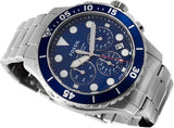 Buy Shop Fossil FB-03 Chronograph Blue Dial Silver Steel Strap Watch for Men - FS5724 USA Online