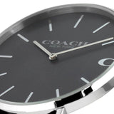 Coach Charles Grey Dial Brown Leather Strap Watch for Men - 14602153