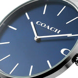 Coach Charles Blue Dial Silver Steel Strap Watch for Men - 14602429