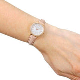 Buy Shop Fossil Jacqueline White Dial Brown Leather Strap Watch for Women - ES3487 USA Online