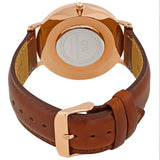 Buy Shop Daniel Wellington Classic St Mawes White Dial Brown Leather Strap Watch For Men - DW00100006 USA Online