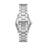 Buy Shop Emporio Armani Federica Three-Hand Date Blue Dial Silver Steel Strap Watch For Women - AR11593 USA Online