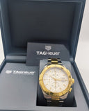 Tag Heuer Aquaracer Automatic White Dial Two Tone Steel Strap Watch for Men - CAY2121.BB0923