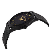 Buy Shop Michael Kors Slim Runway Black Dial Black Mesh Strap Watch for Women - MK8607 USA Online