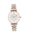 Buy Shop Emporio Armani Gianni T Bar White Dial Two Tone Steel Strap Watch For Women - AR1926 USA Online