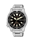 Citizen Promaster 200M Diver Fugu Asian Limited Edition Black Dial Silver Steel Strap Watch For Men - NY0090-86E