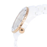 Buy Shop Fossil FB-01 Analog White Dial White Ceramic Strap Watch for Women - CE1107 USA Online