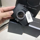 Buy Shop Marc Jacobs Marci Black Dial Black Steel Dial Strap Watch for Women - MBM3193 USA Online