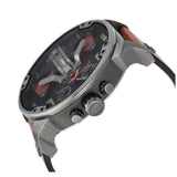 Buy Shop Diesel Mr Daddy 2.0 Chronograph Black Dial Brown Leather Strap Watch For Men - DZ7332 USA Online