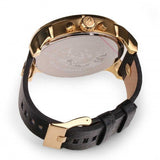 Buy Shop Diesel Mr Daddy Chronograph Black Dial Black Leather Strap Watch For Men - DZ7371 USA Online