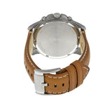 Buy Shop Fossil Grant Chronograph White Dial Brown Leather Strap Watch for Men - FS5060 USA Online