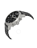 Buy Shop Fossil Pilot 54 Chronograph Black Dial Black Leather Strap Watch for Men - FS5181 USA Online
