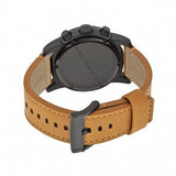 Buy Shop Marc Jacobs Larry Chronograph Black Dial Brown Leather Strap Watch for Men - MBM5053 USA Online
