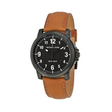 Buy Shop Michael Kors Paxton Analog Black Dial Brown Rubber Strap Watch For Men - MK8502 USA Online