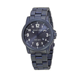 Buy Shop Michael Kors Paxton Quartz Blue Dial Blue Steel Strap Watch For Men - MK8533 USA Online