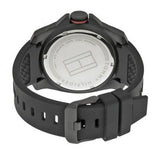 Buy Shop Tommy Hilfiger Windsurf Black Dial Black Rubber Strap Watch for Men- 1791114 USA Online