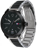 Buy Shop Tommy Hilfiger Sneaker Quartz Black Dial Two Tone Steel Strap Watch for Men - 1791619 USA Online