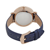 Buy Shop Fossil Jacqueline White Dial Blue Leather Strap Watch for Women - ES4291 USA Online