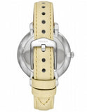 Buy Shop Fossil Jacqueline Three-Hand White Dial Yellow Leather Strap Watch for Women - ES4812 USA Online