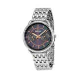 Buy Shop Fossil Tailor Mother of Pearl Black Dial Silver Steel Strap Watch for Women - ES3911 USA Online