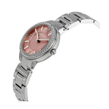 Buy Shop Fossil Virginia Pink Dial Silver Steel Strap Watch for Women - ES3504 USA Online