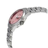 Gucci G Timeless Pink Dial Silver Steel Strap Watch For Women - YA126524