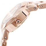 Buy Shop Marc Jacobs Amy Glitz Brown Dial Rose Gold Steel Strap Watch for Women - MBM3221 USA Online