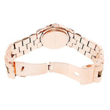 Buy Shop Marc Jacobs Amy Glitz Brown Dial Rose Gold Steel Strap Watch for Women - MBM3221 USA Online