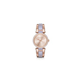 Buy Shop Michael Kors Delray Rose Gold Dial Two Tone Steel Strap Watch for Women - MK4319 USA Online