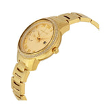Buy Shop Michael Kors Whitley Analog Diamonds Gold Dial Gold Steel Strap Watch For Women - MK6227 USA Online