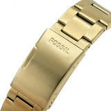 Buy Shop Fossil FB-03 Chronograph Black Dial Gold Steel Strap Watch for Men - FS5727 USA Online