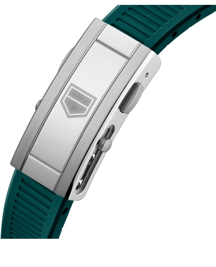 Buy Shop Tag Heuer Aquaracer Professional 300 Automatic Diamonds Green Dial Green Rubber Strap Watch for Women - WBP231G.FT6226 USA Online
