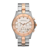 Buy Shop Marc Jacobs Blade Chronograph Silver Dial Two Tone Steel Strap Watch for Women - MBM3178 USA Online