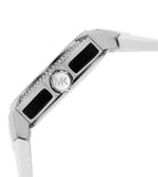 Buy Shop Michael Kors Sidney Multifunction Black Dial White Silicone Strap Watch For Women - MK6947 USA Online