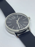Buy Shop Calvin Klein Minimal Black Dial Black Leather Strap Watch for Men - K7621107 USA Online