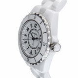 Buy Shop Chanel J12 Ceramic White Dial White Steel Strap Watch for Women - J12 H0968 USA Online