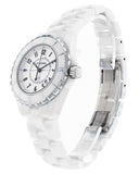 Buy Shop Chanel J12 Ceramic White Dial White Steel Strap Watch for Women - J12 H0968 USA Online