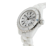 Buy Shop Chanel J12 Ceramic White Dial White Steel Strap Watch for Women - J12 H0968 USA Online