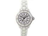 Buy Shop Chanel J12 Ceramic White Dial White Steel Strap Watch for Women - J12 H0968 USA Online