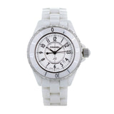 Buy Shop Chanel J12 Ceramic White Dial White Steel Strap Watch for Women - J12 H0968 USA Online