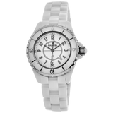 Buy Shop Chanel J12 Ceramic White Dial White Steel Strap Watch for Women - J12 H0968 USA Online