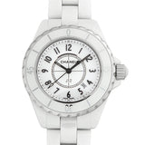 Buy Shop Chanel J12 Ceramic White Dial White Steel Strap Watch for Women - J12 H0968 USA Online